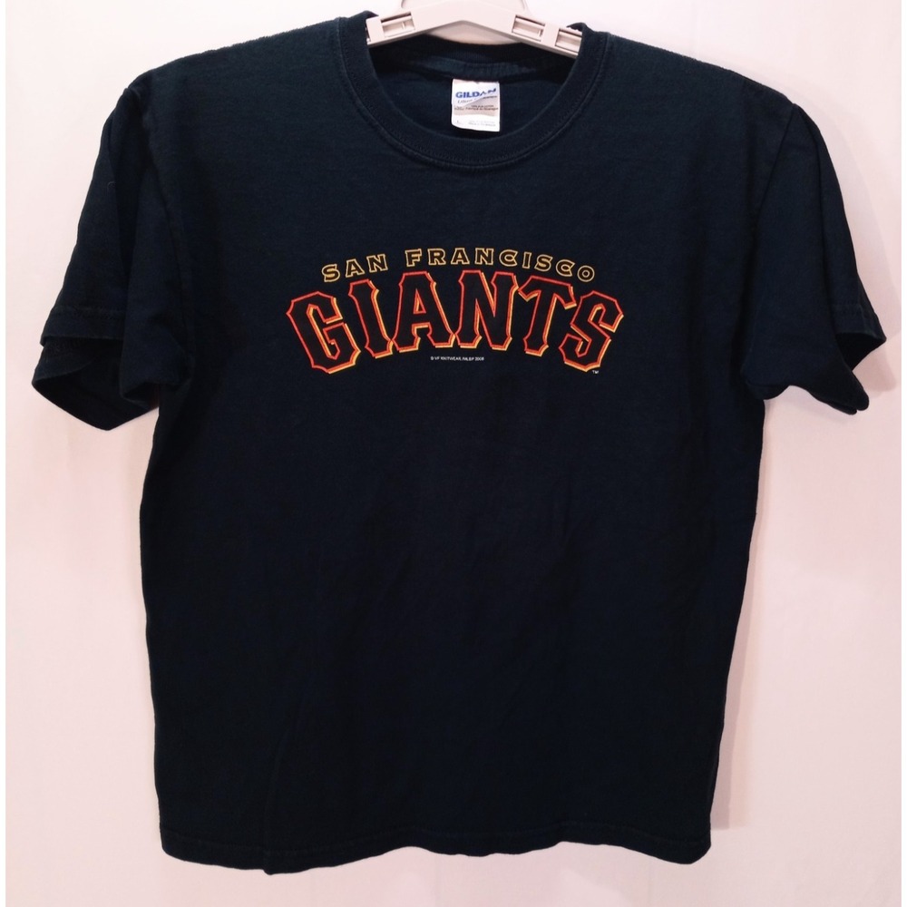 San Francisco Giants Boy's T-shirt, Large, Black, MLB